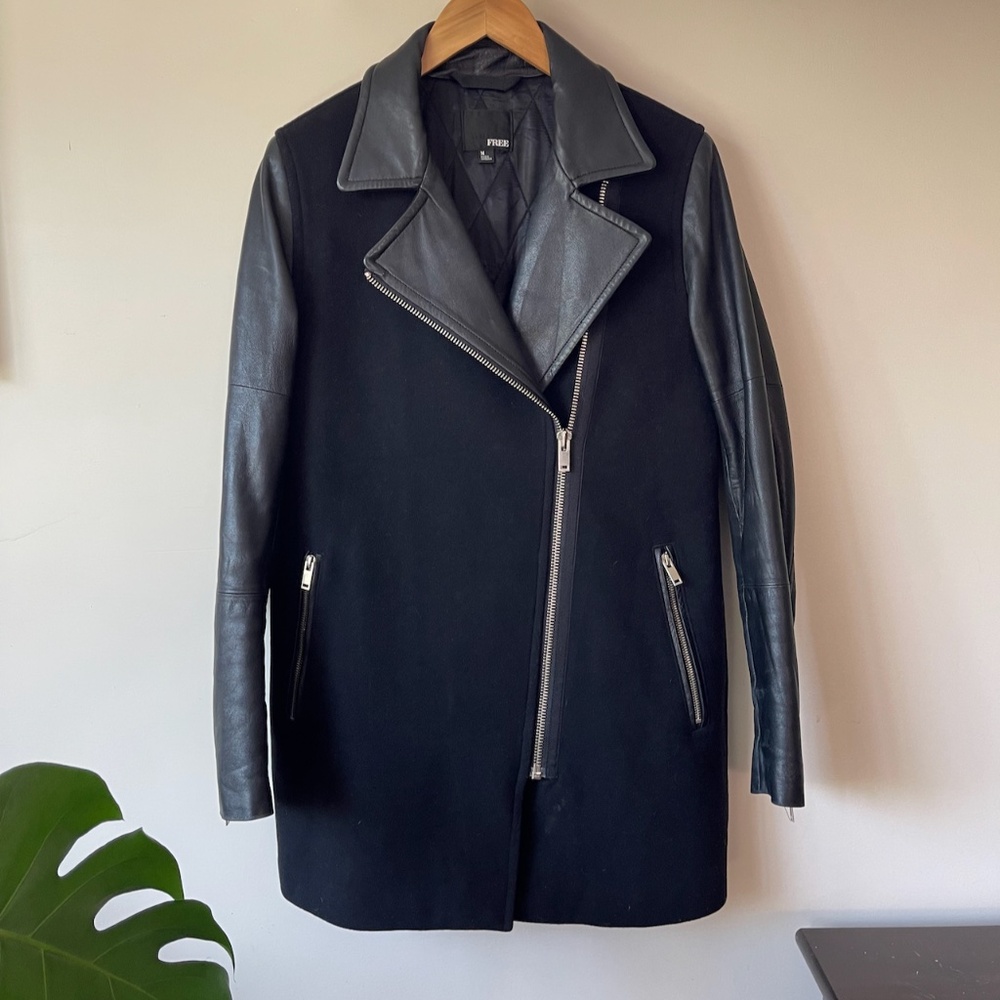 Wilfred Free Moto Fei Coat